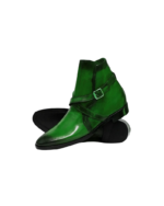 Shop Premium Jodhpur Boots – Genuine Leather in Green (Sizes 7-14) - Image 2