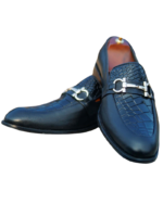 Handmade Black Leather Loafers for Men - Genuine Calf Leather, Slip-On, Comfortable Fit | Sizes 7-14 - Image 5