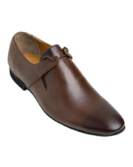 Handmade Brown Genuine Leather Lace-Up Shoes for Men | Premium Comfort & Classic Style - Image 5