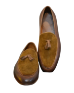 Handmade Brown Velvet Loafers for Men – Premium Genuine Velvet Slip-On Shoes | Comfortable & Stylish - Image 2