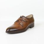 Handmade Brown Genuine Leather Monk Strap Shoes for Men | Premium Comfort & Classic Style - Image 7