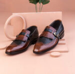 Handmade Brown Leather Monk Strap Shoes – Genuine Leather Sole | Sizes 7-14 - Image 6