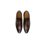 Handmade Brown Genuine Leather Lace-Up Shoes for Men | Premium Comfort & Classic Style