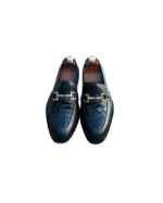 Handmade Black Leather Loafers for Men - Genuine Calf Leather, Slip-On, Comfortable Fit | Sizes 7-14