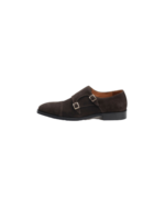 Premium Handmade Brown Suede Monk Strap Shoes for Men | Leather Sole, Sizes 7-14 - Image 4