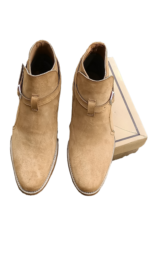 Premium Handmade Leather Jodhpur Boots – Camel Brown (Sizes 7-14) - Image 3