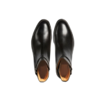 Handmade Black Color Original Leather Stylish High Ankle Jodhpurs Boots