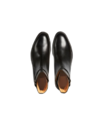 Handmade Black Color Original Leather Stylish High Ankle Jodhpurs Boots