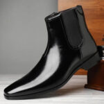 Premium Handcrafted Leather Chelsea Boots for Men – Black, Tan & Red – Leather Sole, Comfortable & Durable - Image 7