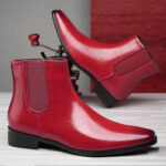 Premium Handcrafted Leather Chelsea Boots for Men – Black, Tan & Red – Leather Sole, Comfortable & Durable - Image 2