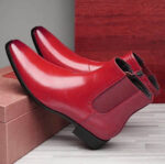 Premium Handcrafted Leather Chelsea Boots for Men – Black, Tan & Red – Leather Sole, Comfortable & Durable - Image 3