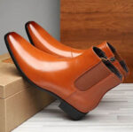 Premium Handcrafted Leather Chelsea Boots for Men – Black, Tan & Red – Leather Sole, Comfortable & Durable - Image 6