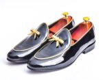 Premium Handcrafted Leather Loafers for Men - Black, Genuine Leather, Leather Sole, Durable & Comfortable - Image 3